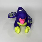 Vintage 1992 Fisher Price Puffalump Purple Dinosaur Plush Toy Roars See Video