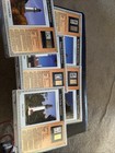 Lot Of 9 Lighthouse Stamps With The History Framed