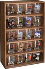 Wooden Wall-mounted Display Shelves Rack For Collectibles-figures shot Glasse   