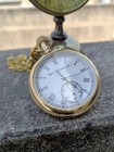 Elgin Style Brass Pocket Watch Vintage Gift
