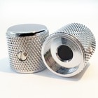  80pcs  Aluminum Knurled Knobs For Fender Telecaster Tele Guitar  Precision Bass