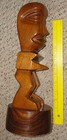 Vintage 13 2 Inch Tall Hawaiian Wooden Tiki Hawaii