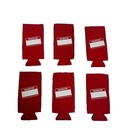 6 Brand New Budweiser Can Bottle Koozie Cooler
