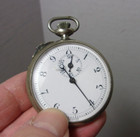 Vintage Swiss Rare Mechanical Wind Up Stopwatch