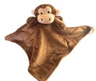 Crevent Brown Monkey Unisex Baby Lovey Security Blanket Soft Plush Baby Toy New