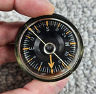 Vintage Wwii Waltham Watch Co  Magnetic Plastic Pocket Compass In Box Works