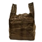 Black T-shirt Carryout Bags  11 5  X 6 5  X 22  1000 Ct  Free Shipping