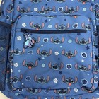 Disney Stitch Backpack With Ears Holder Backpack-full Size Blue Hawaii