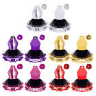 Kids Girls Suit Latin Outfit Sparkling Set Gymnastic Party Leotard Halloween