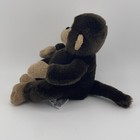 Russ Berrie Luv Pets Joy Brown Monkey Miniature Stuffed Animal Plush 7 In