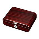 Cigar Humidor Box Humidifier Hygrometer Cedar Wood Case Holder For 25-50 Cigars
