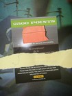 Panini Rewards 2500 Points Redemption Card Unused Redemption Card Code Card New