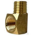 10 Pack 1 4  Npt Brass Street Elbow 90 Degree Pipe Thread Fitting Male Female