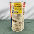 Vintage 1987 Old Fashioned Quaker Oats Empty Container 42oz