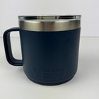 Yeti Rambler 14 Oz Mug Navy Durasip Ceramic Lined Magslider Lid Insulated New