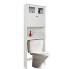 Over The Toilet Storage Cabinet Bathroom Shelf Organizer With Anti-tip Device