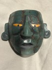 Pre-colombian Mayan Jade Stone Pendant Of Kinich Ahau  Authentic Mayan Artifact 