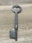 Vintage Antique J f w  Locksmith Padlock Lock Solid Barrel Skeleton Key Blank