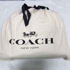 New Coach Drawstring Dust Bag Gift Storage Cover Protective Cotton Choose Size