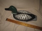 Kent 12  Wooden Common Loon Decoy With Glass Eyes
