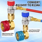 Boltigen 90 Degrees High   Low Pressure Side R1234yf To R134a Aadapters Kit