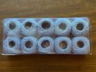 Crochet embroidery Thread Cotton Yarn Medium Delft Blue Dmc  799 - 10 Rolls