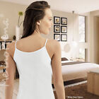 Pack Of 3   100  Natural Cotton Spaghetti Strap Cami - Women s Natural Camisole