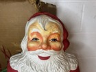 Rare Vintage 1950   s La Goodman 30    Santa Light Up Display Plastic With Box