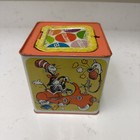 Vintage 1970 Mattel Jack-in-the-box Cat In The Hat Dr  Seuss Old Toy Music Box
