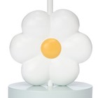 Lambs   Ivy Sweet Daisy White Floral Nursery child Lamp With Shade   Bulb