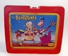 1989 Denny s The Flintstones The Dinos Plastic Lunchbox With Thermos
