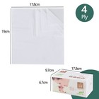 Pack Of 40 Soft Facial Tissues Paper Napkin  4-ply Boxed Tissues  120 Sheets Per