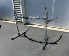 Pdp Curved Chrome Drum Rack System With Side Wings  Clamps - Very Good Condition