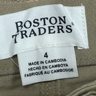 Boston Traders Womens Tan Casual Shorts Size 4 Cotton spandex D0598