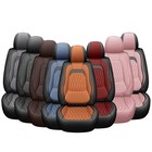 For Toyota Full Set Car Seat Covers 5-seat Nappa Leather Auto Cushion Protector