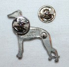 Whippet Dog Fine Pewter Pin Jewelry Art Usa Made