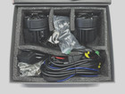 Black Mini Led Driving Lights Motorcycle Dual Lens Headlight Waterproof Open Box