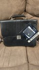 Samsonite Leather Portfolio Briefcase 922665 Black Full Grain Cowhide Nos Nwt