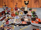  Vintage Junk Drawer Lot Tootsietoy Victorinox Avon Pogs Toys Jewelry Ephemera