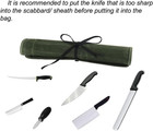 Knife Roll Bag  Chef   s Knife Roll Bag  Heavy Duty Chef Knife Roll Bag With 6 Slo
