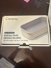 Caraway White Ceramic Loaf Pan 1 Lb Non-stick Non-toxic