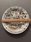 Vernon Kilns Santa Fe New Mexico S  Spitz Jeweler Souvenir Plate 10 5  Vintage