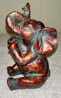 Bronze W  Artificial Aging Elephant Statue Small Figurine Home Decor Gifts 6   