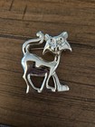 Trio Of Vintage Cat Pins