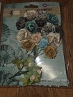 Prima Marketing Seashore Scrapbooking Flowers Lot Of 6