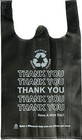 Non-woven Reusable Bulk T-shirt Grocery Bag Tote Thank You 50-200 Pieces 45gsm