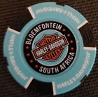 Harley Davidson Poker Chip  aqua black  Human Hd bloemfontein  South Africa