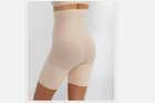 Spanx High-waisted Shaper Shorts Tummy Control 2745 Soft Nude Size M