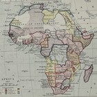 Antique Map Of Africa In 1897  1914 Print  8 5   x6 5   