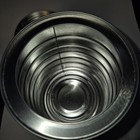 Metal Round Can W Lid   Seal For Food  Candy  Or Surprise - Always Half Full New